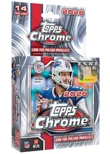 2026 TOPPS CHROME Football HANGER BOX NFL BRAND NEW SEALED Presale QTY