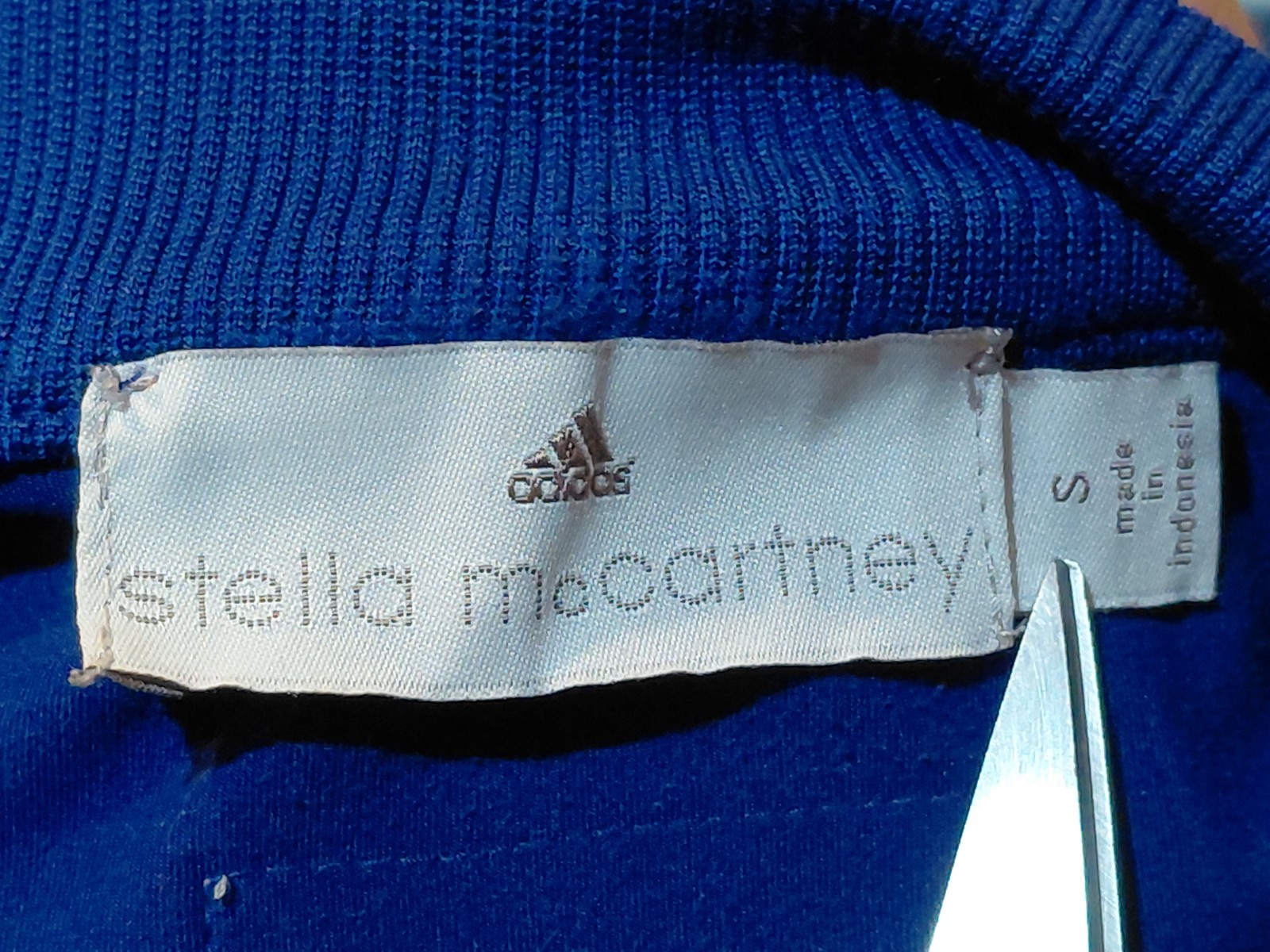Adidas X Stella McCartney Run Performance Midlayer Full Zip Jacket Womens Blue S image 9