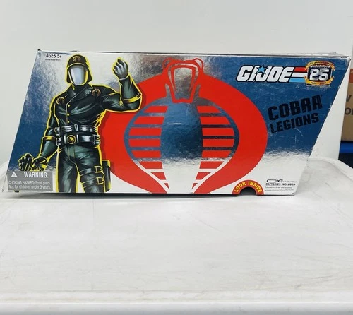 GI JOE 25th Anniversary COBRA the Enemy Box Set Hasbro 3.75” 2007 NIB  Commander