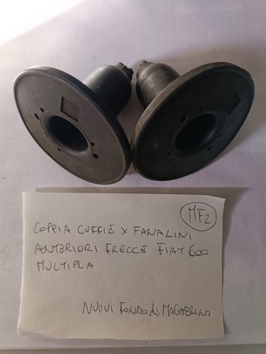 Coppia CUFFIE FANALINI ANTERIORI FRECCE FIAT 600 MULTIPLA 2 SERIE - Foto 3 di 3