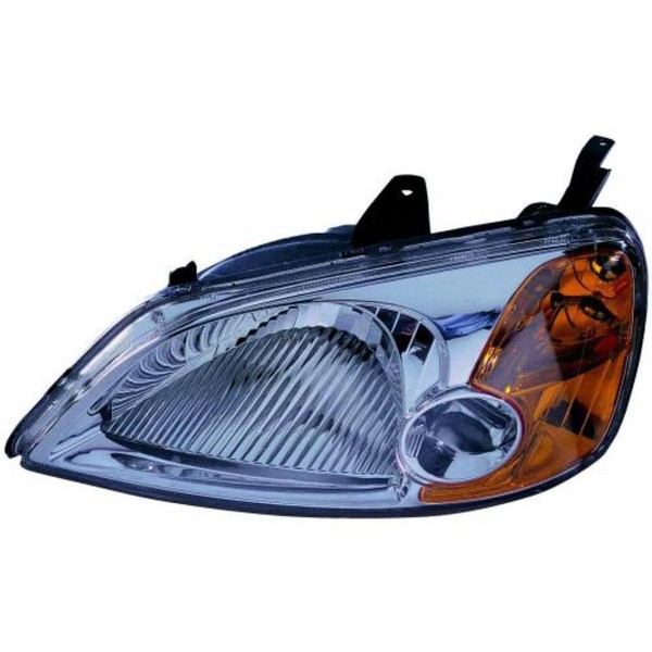 Halogen Scheinwerfer Frontscheinwerfer Links H4 FüR Honda Civic VII Stufenheck-image