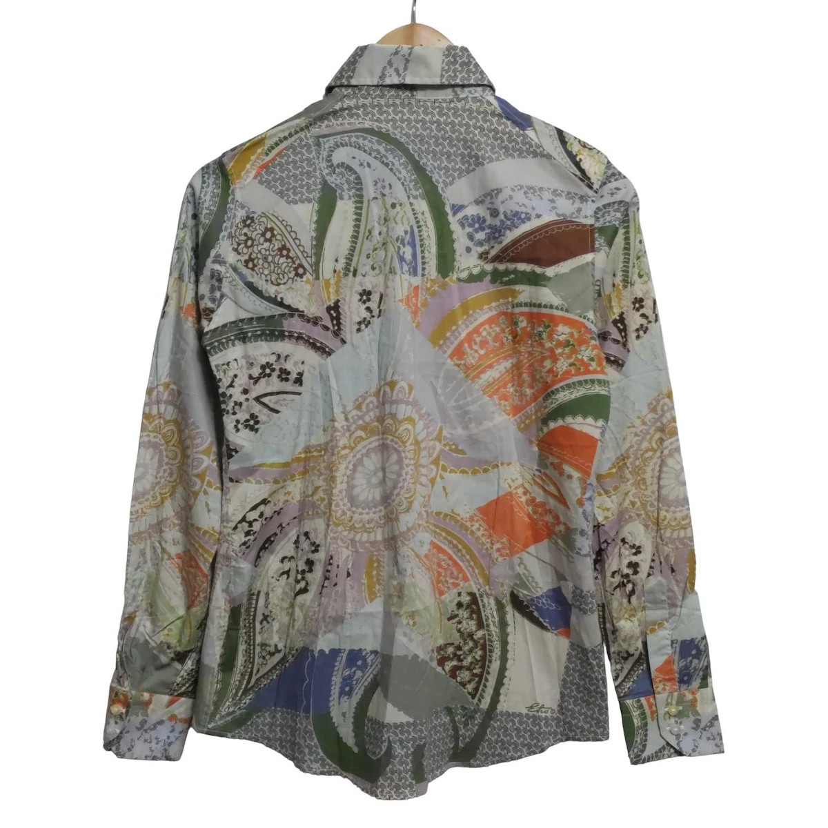 Auth ETRO - Light gray Dark Brown Multi Women's B… - image 2