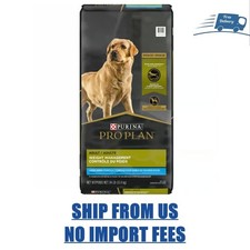 34 lb Purina Pro Plan Adult Large Breed Weight Management Chicken & Rice Formula 1.60 per pound