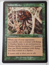 Hidden Spider - Urza's Saga - Magic the Gathering MTG Nice!