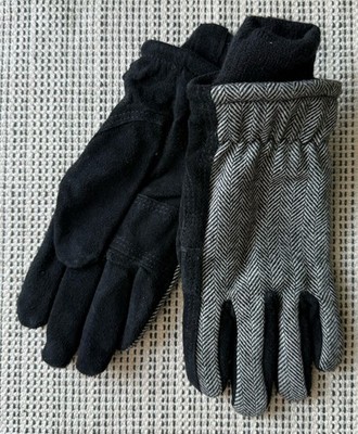 Midwest Gloves Ladies Size Medium Black Herringbone Gloves 3M Thinsulate Lined