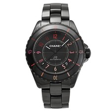Chanel J12 H10312 Ceramic Stainless Steel 38.0mm Black Dial Automatic #YKW495