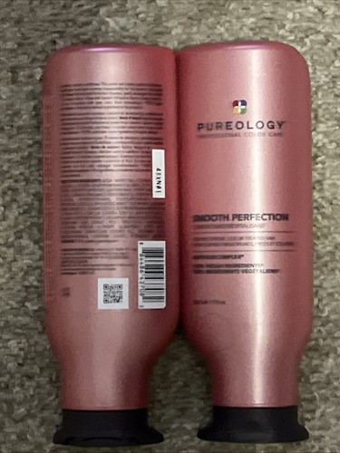 PUREOLOGY SMOOTH PERFECTION CONDITIONER 2 BOTTLES 9 OZ ~ NEW - Picture 2 of 2