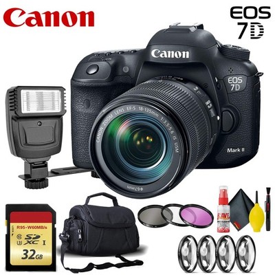 Canon EOS 7D Mark II DSLR Camera with 18-135mm f/3.5-5.6 is USM Lens -Lens Kit +
