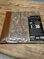 Pioneer E-Z Load 12x12 Memory Book /Scrapbook Brown Paisley NEW