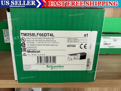 The new TM258LF66DT4L PLC programmable controller delivers fast