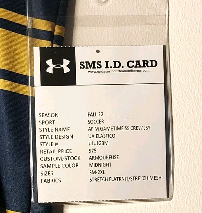 2022 Новый с Ярлыками Under Armour Нотр-Дам образец футбол Джерси Armourfuse большой - Изображение 3 из 4