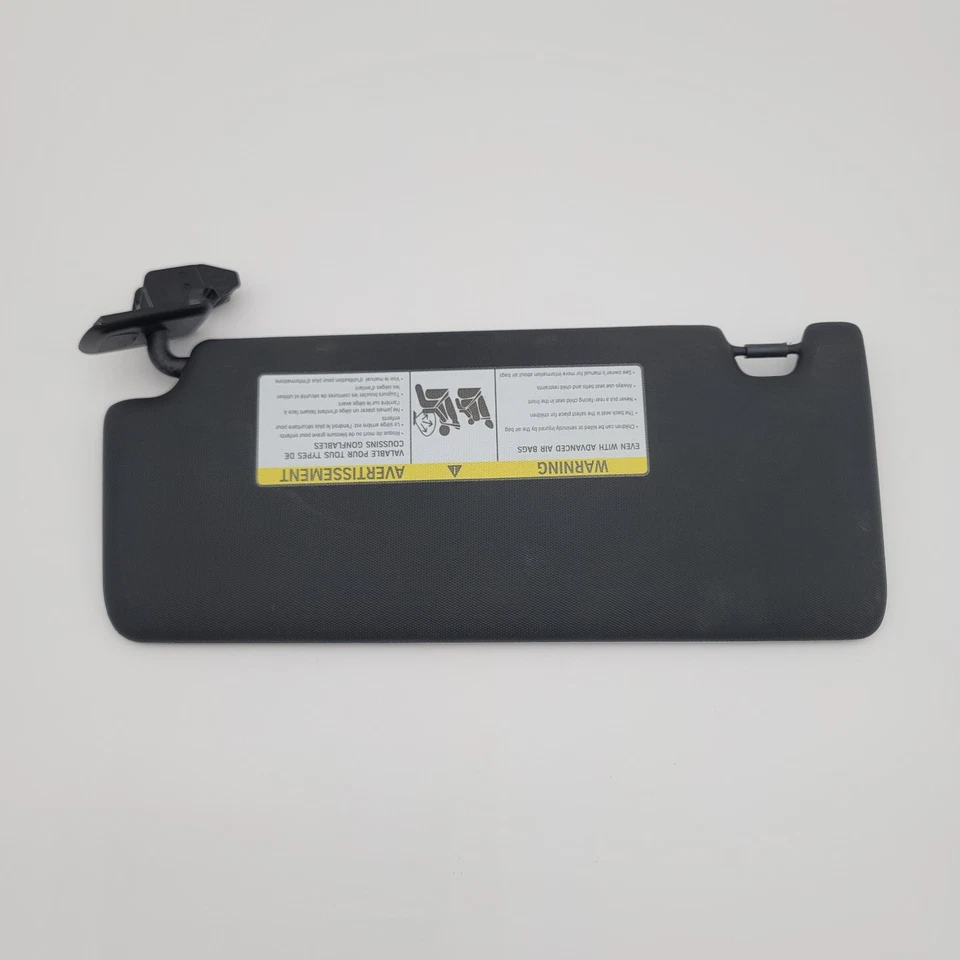 2023 2024 BMW M440i GRAN-COUPE G26 FRONT LEFT & RIGHT SUN VISOR SET 2 BLACK - Image 3 of 4