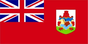 Bermuda Flag Self Adhesive Sticker