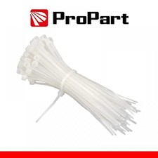 Fascette Colore Bianco 3,6x300mm 100pz per Elettricisti, Alta Resistenza