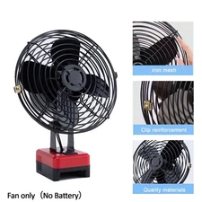 Portable Jobsite Fan For OZITO/Einhell 18V Battery Summer Cooling Outdoor Fan