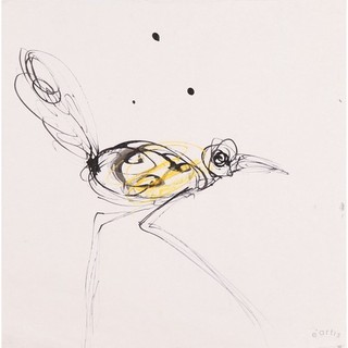 MATHIAS WUNDERLICH STILT RUNNER BIRD YELLOW BLACK BASELITZ STUDENT VP: 1500€