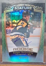 2024-25 Upper Deck Stature  Rookies Rutger McGroarty, #39 Green Autographs /199 