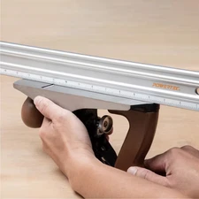 POWERTEC Straight Edge Ruler Anodized Aluminum Rust Resists 50 Inch Length