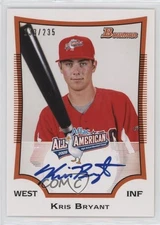 2009 Bowman Aflac All-American Auto 133/235 Kris Bryant #AFLAC-KB2 q3x