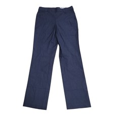 Rafaella Women's Pull-On Pockets Slim Straight Leg Stretch Pant Rinse, 6 
