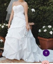 davids bridal wedding dress size 20