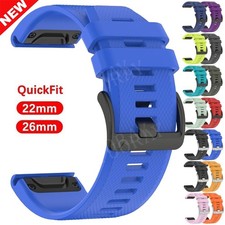 Quickfit Silicone Band Strap For Garmin Fenix 9 8 7 7X 6 6X Pro 5 Plus Epix S70