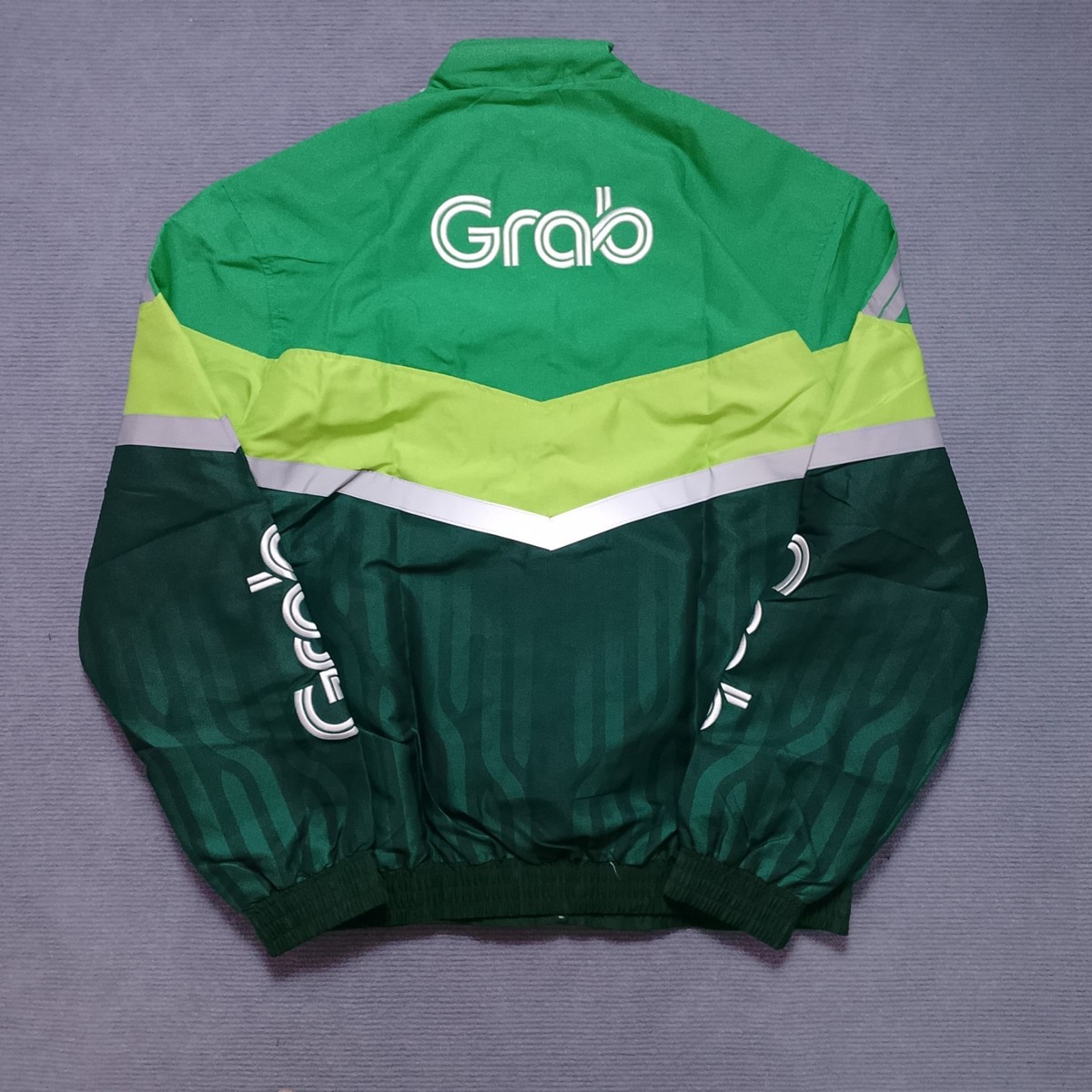 GRAB Food Thailand Delivery Employee Nylon Jacket Green 3XL Rider