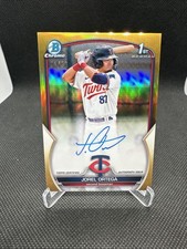 2023 Bowman Chrome Prospect Autographs Jorel Ortega Gold /50