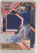 2018 Panini Elite Extra Edition Red 16/49 Miguel Aparicio #FTSA-MA Auto 0g4