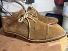 Gravati Shoes Mens Size 9 M Tan Suede Cap Toe Derby Made in Italy Lace Up — photo 2