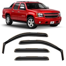 Sun Rain Visors Wind Rain Guards For 2007-2013 Chevrolet Chevy Avalanche