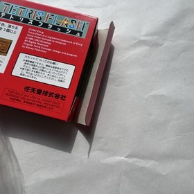 Tetris Flash W/Box Manual Very Good Used Game Nintendo Famicom NES NTSC-J Japan