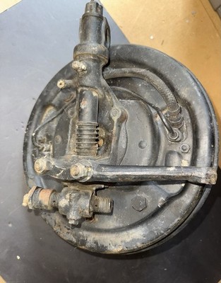 Front Left Austin Healey 100/4 Suspension Corner w/ Drum, Backing Plate. -C6