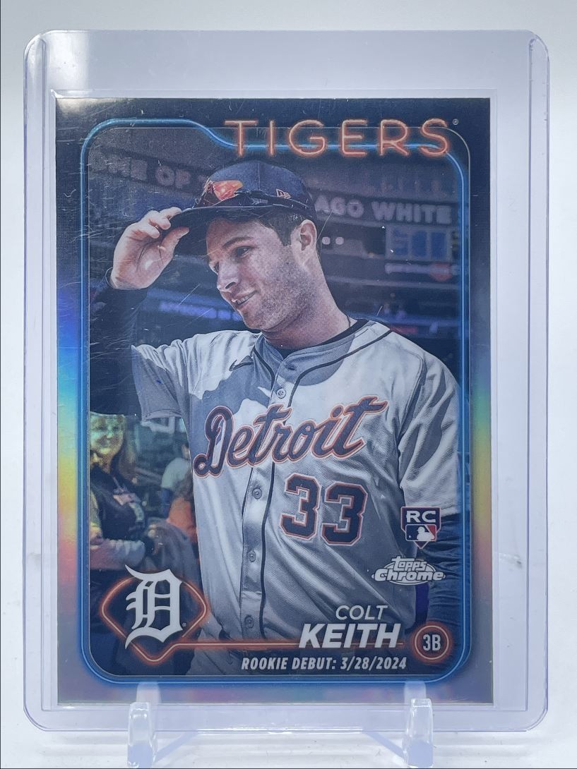COLT KEITH 2024 TOPPS CHROME UPDATE ROOKIE DEBUT REFRACTOR A RC Q1739