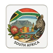 South Africa Fridge Magnet: Cute Handmade Travel Souvenir Gift