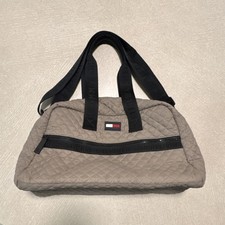 Tommy Hilfiger Beige Quilted bag with Black T...