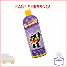 De-Skunk Odor Destroying Shampoo for Dogs, 32 oz.   Formulated with Powerful De-