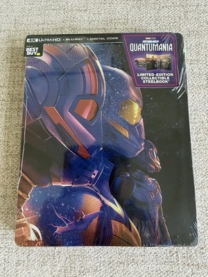 Ant-Man and the Wasp Quantumania 4k STEELBOOK Best Buy OOP New w/PROTECTOR MCU