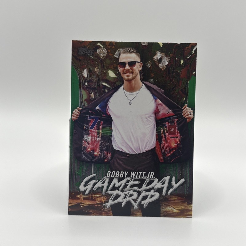 Bobby Witt Jr. 2026 Topps GREEN Foil Gameday Drip SSP 42/99 #GD-11