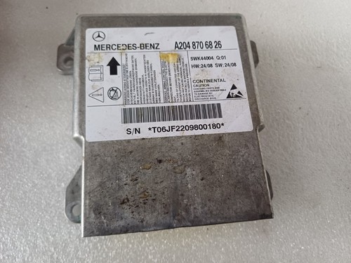 83C* Mercedes W204 C Klasse C200 CDI Airbag Steuergerät Steuergerät A2048706826