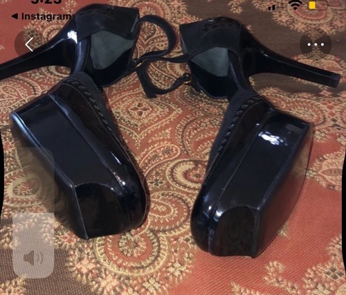 GUCCI/pumps/heels/platform/ 11B/Patent Leather And Suede - Imagen 6 de 7