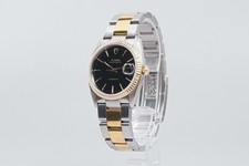 **Vintage 1980s** TUDOR Prince Oysterdate 78370 Quartz Date Gold×Black 34mm Mens 12