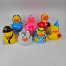 Rubber Ducks Assortment 7 pack Duckies for Bath Toys