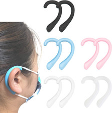 Ear Protectors Anti-Slip Silicone Soft Earloop Relieve Ear Discomfort Silicone E