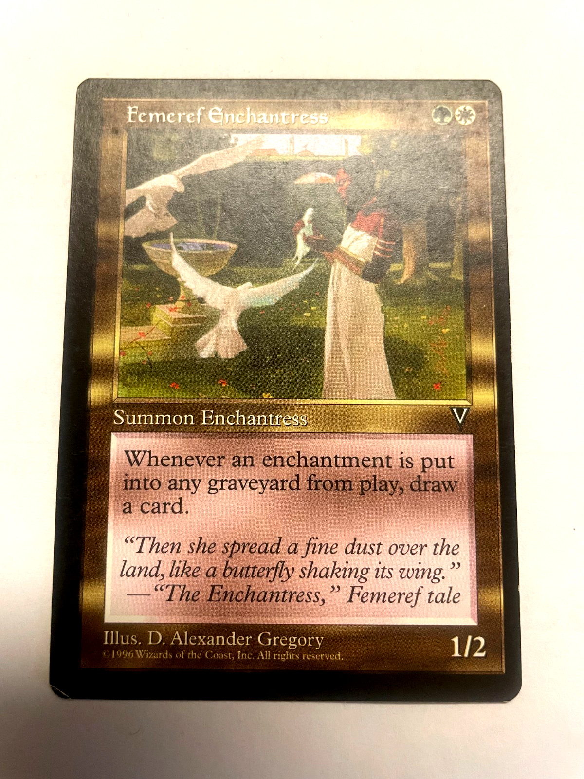 Femeref Enchantress Visions Regular Card Magic The Gathering NM Unplayed MTG X1!