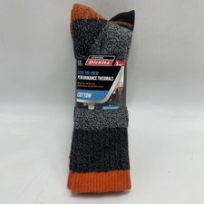 Dickies Steel Toe Crew Performance Thermals Heavy Weight COTTON Socks - 3 Pairs