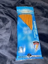 Paper Mate American Classic Wood Pencils 10-Pack HB #2 NEW OLD STOCK Made In USA