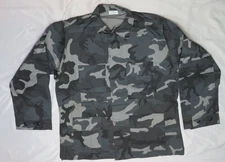 COAT COMBAT LARGE REGULAR SUBDUED CAMOUFLAGE CAMO CENTRE AL USA MADE NEW NWOT
