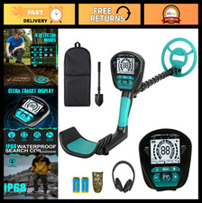 Metal Detector for Adults - Waterproof 9" Coil, High Accuracy Gold  Coin Finder
