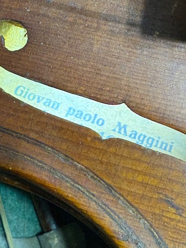 VINTAGE GIOVAN PAOLO MAGGINI BRESCIA 1687 CONCERT VIOLIN - Picture 13 of 21